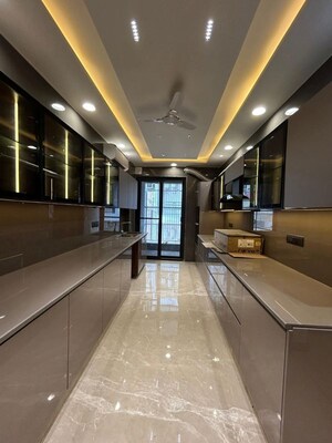 Kitchen in 3 BHK Apartment at DLF Cyber Park, Sector 20 – for Rent