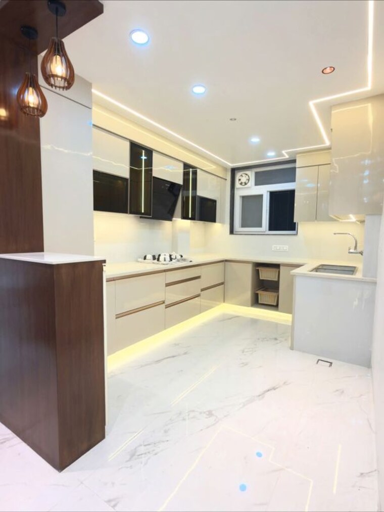 Kitchen, dlf-cyber-park 3 Bedroom 1745 Sq.Ft. Apartment In Sector 20 Gurgaon 9787996