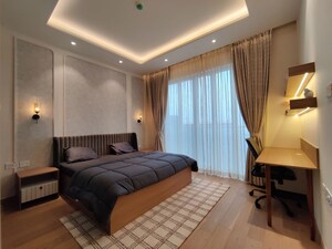 Bedroom in 1 BHK Apartment at Bhartiya City Leela Residences, Thanisandra Main Road – for Rent