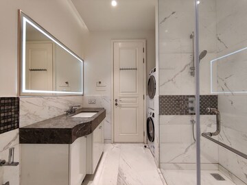 Team Area in 1 BHK Apartment at Bhartiya City Leela Residences, Thanisandra Main Road – for Rent