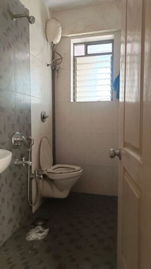 Bathroom in 3 BHK Apartment at Swaraj Planet, Kopar Khairane – for Rent