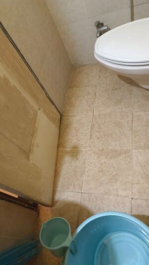 Bathroom in 3 BHK Apartment at Swaraj Planet, Kopar Khairane – for Rent