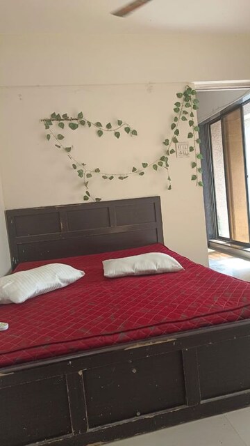 Bedroom in 3 BHK Apartment at Swaraj Planet, Kopar Khairane – for Rent