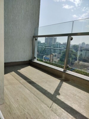 Balcony in 2.5 BHK Apartment at L&T Seawoods Residences Phase 2, Seawoods – for Rent