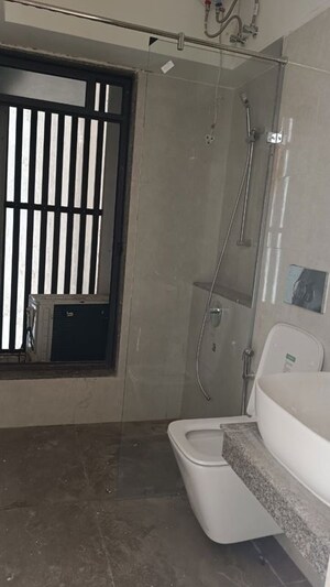 Bathroom in 3 BHK Apartment at Kanakia Levels, Malad East – for Rent
