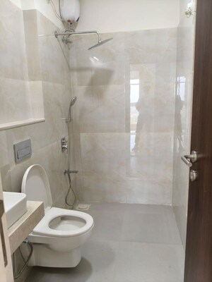 Bathroom in 3 BHK Apartment at L&T Seawoods Residences Phase 2, Seawoods – for Rent
