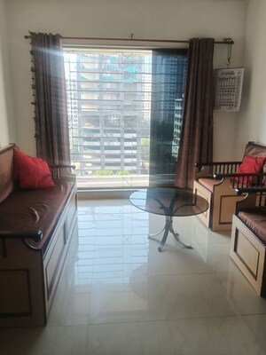 Living Room in 2 BHK Apartment at Runwal Heights, Mulund West – for Rent