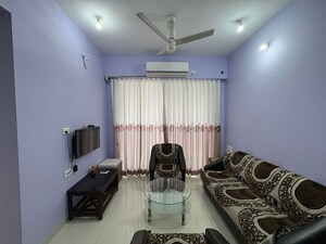 Living Room in 1 BHK Apartment at Ashar Edge, Pokhran Road No Two – for Rent