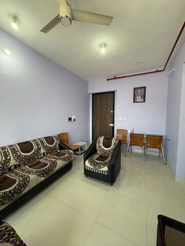 Living Room in 1 BHK Apartment at Ashar Edge, Pokhran Road No Two – for Rent