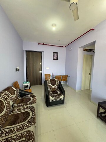 Living Room in 1 BHK Apartment at Ashar Edge, Pokhran Road No Two – for Rent