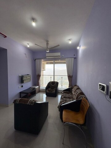 Living Room in 1 BHK Apartment at Ashar Edge, Pokhran Road No Two – for Rent