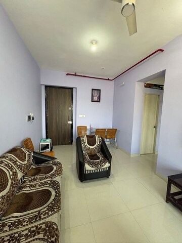 Living Room in 1 BHK Apartment at Ashar Edge, Pokhran Road No Two – for Rent