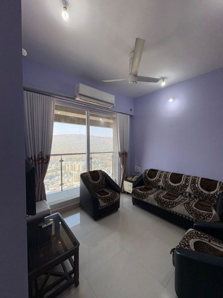 Living Room, ashar-edge 1 Bedroom 456 Sq.Ft. Apartment In Pokhran Road No Two Thane 9788028