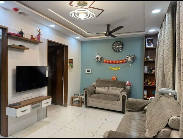 Living Room, vilas-javdekar-yashwin-encore 3 Bedroom 920 Sq.Ft. Apartment In Wakad Pune 9788035