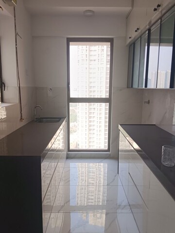 Kitchen in 3 BHK Apartment at Lodha Luxuria, Majiwada – for Sale