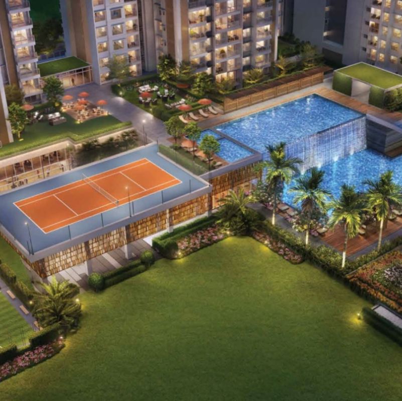 4 BHK + Pooja Room Apartment For Rent in LnT Elixir Reserve