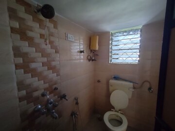 Bathroom in 1 BHK Apartment at Hill Crest Manpada, Manpada – for Rent