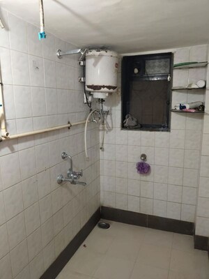 Bathroom in 1 BHK Apartment at Runwal Estate, Dhokali – for Rent