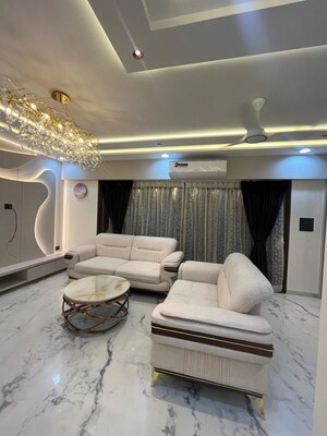 Living Room in 2 BHK Apartment at Lodha Golflinks, Dombivli East – for Rent