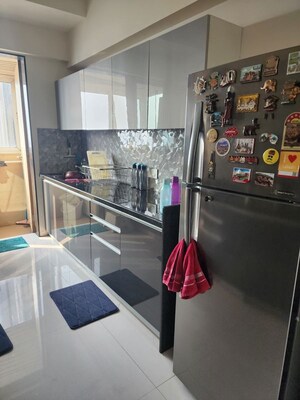 Kitchen in 2 BHK Apartment at Ajmera Aeon, Bhakti Park – for Rent