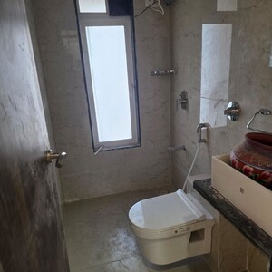 Bathroom in 3 BHK Apartment at Vishwa Bhuvan, Chembur – for Rent