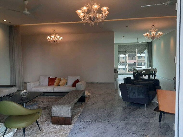 Living Room, panchshil-yoopune 4 Bedroom 5480 Sq.Ft. Apartment In Hadapsar Pune 9788303