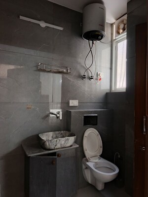 Bathroom in 3 BHK Apartment at Sector 22 Dwarka – for Rent