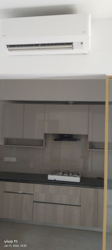 Kitchen in 3 BHK Builder Floor at Smart World Orchard, Sector 61 – for Rent