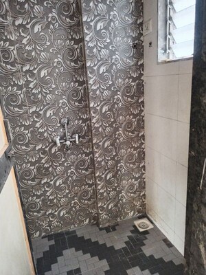 Bathroom in 1 RK Apartment at Shailesh Sai Ashish, Karanjade – for Rent