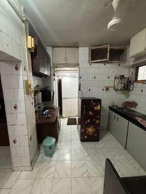 Kitchen in 1 BHK Apartment at Bandra West – for Rent