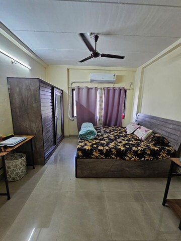 Bedroom in 2 BHK Apartment at Lakeshore Heights, Powai – for Rent