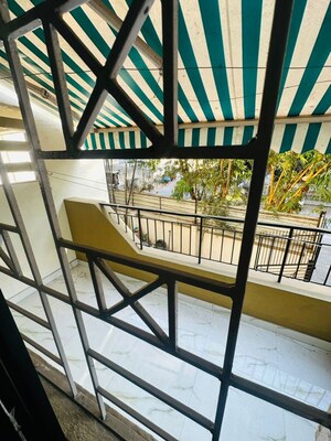 Balcony in 2 BHK Apartment at PRM Raj Residency, Aundh – for Rent