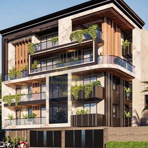 4 BHK Builder Floor – Exterior View View at Vasant Vihar - for Sale