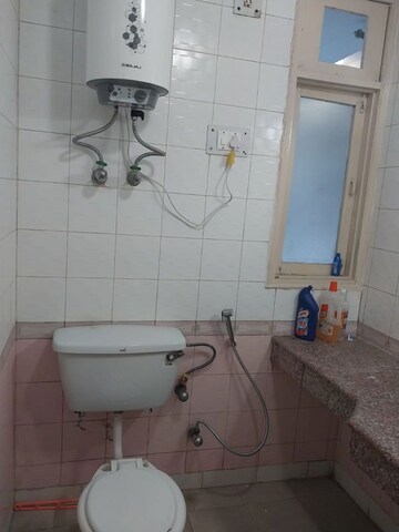 Bathroom in 3 BHK Apartment at Sector 18 Dwarka – for Rent