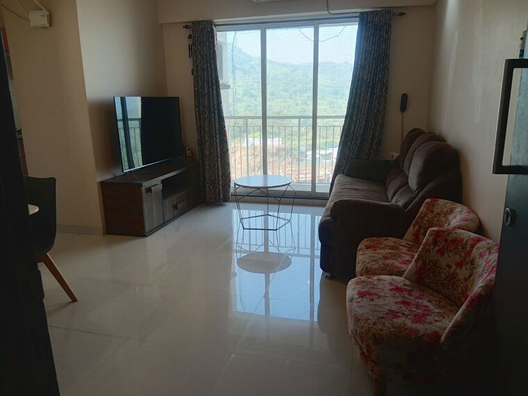 Living Room, ideal-pristine-tower 2 Bedroom 750 Sq.Ft. Apartment In Kasarvadavali Thane 9788529