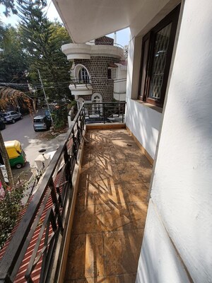 Balcony in 3.5 BHK Independent House at Indiranagar – for Rent