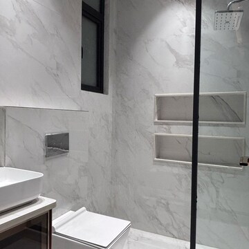 Bathroom in 4 BHK Builder Floor at Green Park Extension – for Sale