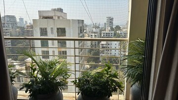 Balcony in 3 BHK Apartment at Bandra West – for Rent