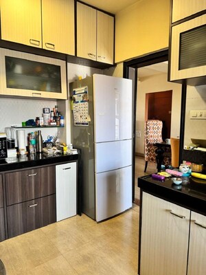 Kitchen in 3 BHK Apartment at Bandra West – for Rent