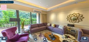 Living Room in 4 BHK Apartment at Dosti Group Imperia, Manpada – for Sale