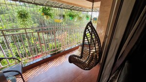 Balcony in 3 BHK Apartment at Cosmos Horizon Phase 2, Pokhran Road No Two – for Sale