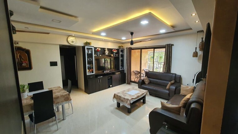 Living Room, cosmos-horizon-phase-2 3 Bedroom 988 Sq.Ft. Apartment In Pokhran Road No Two Thane 7408753