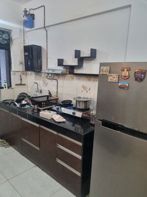 Kitchen in 1 BHK Apartment at Konark Splendour, Kalyani Nagar – for Rent