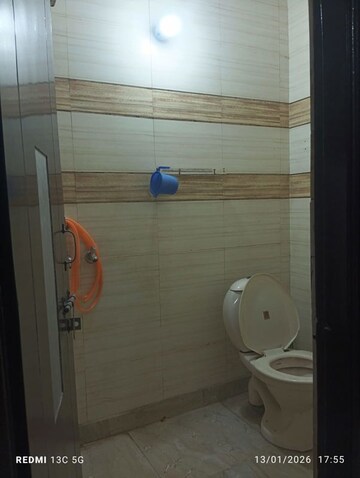 Bathroom in 2 BHK Builder Floor at Rohini Sector 25 – for Rent
