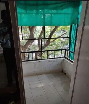 Balcony in 1 BHK Apartment at Naiknavare Trinity Court, Koregaon Park – for Rent