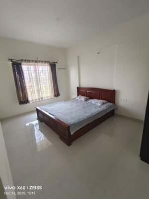 Bedroom in 2 BHK Apartment at Kumar Paradise Pune, Magarpatta City – for Rent