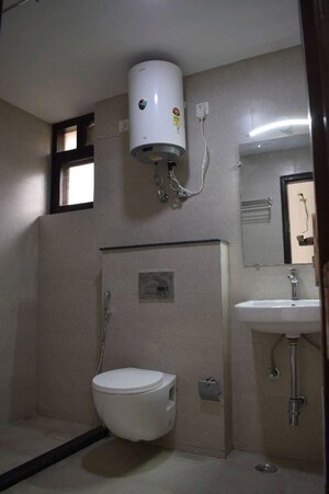 Bathroom in 4 BHK Apartment at Sector 19 Dwarka – for Rent