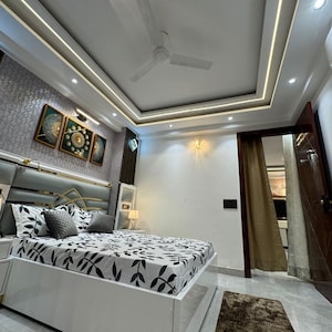 Living Room in 2 BHK Builder Floor at Chattarpur – for Rent