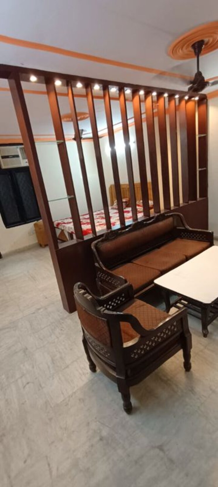Master Bedroom, east of kailash 1 Bedroom 1000 Sq.Ft. Builder Floor In East Of Kailash Delhi 9788954