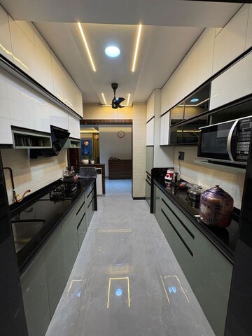 Kitchen in 3 BHK Apartment at Paradise Sai Mannat Kharghar, Kharghar – for Sale